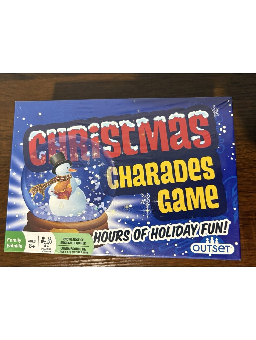 Christmas Charades Game Hours of Holiday Fun (Ages 8+, 4+ Players), New/Sealed